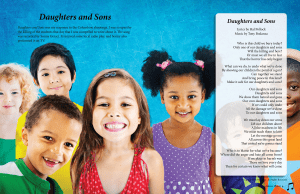 Daughters and Sons Song