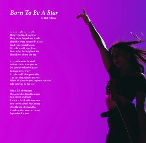 Born To Be A Star acrylic plaque