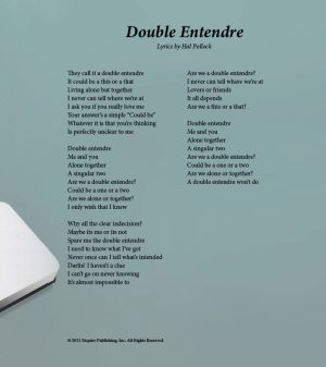 Double Entendre- Song by Hal Pollock