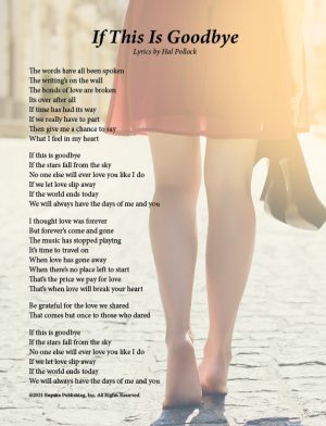 If This Is Goodbye - Song by Hal Pollock