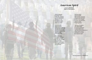 American Spirit song with print